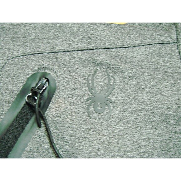 Spyder Active ProW-B Mens Jacket Gray Fill Zip Athletic Sportswear Active Size M - Picture 8 of 12